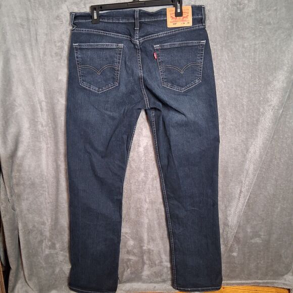 Levis 559 Relaxed Straight Fit Jeans Sz 34x34 Dark Wash - Picture 2 of 6
